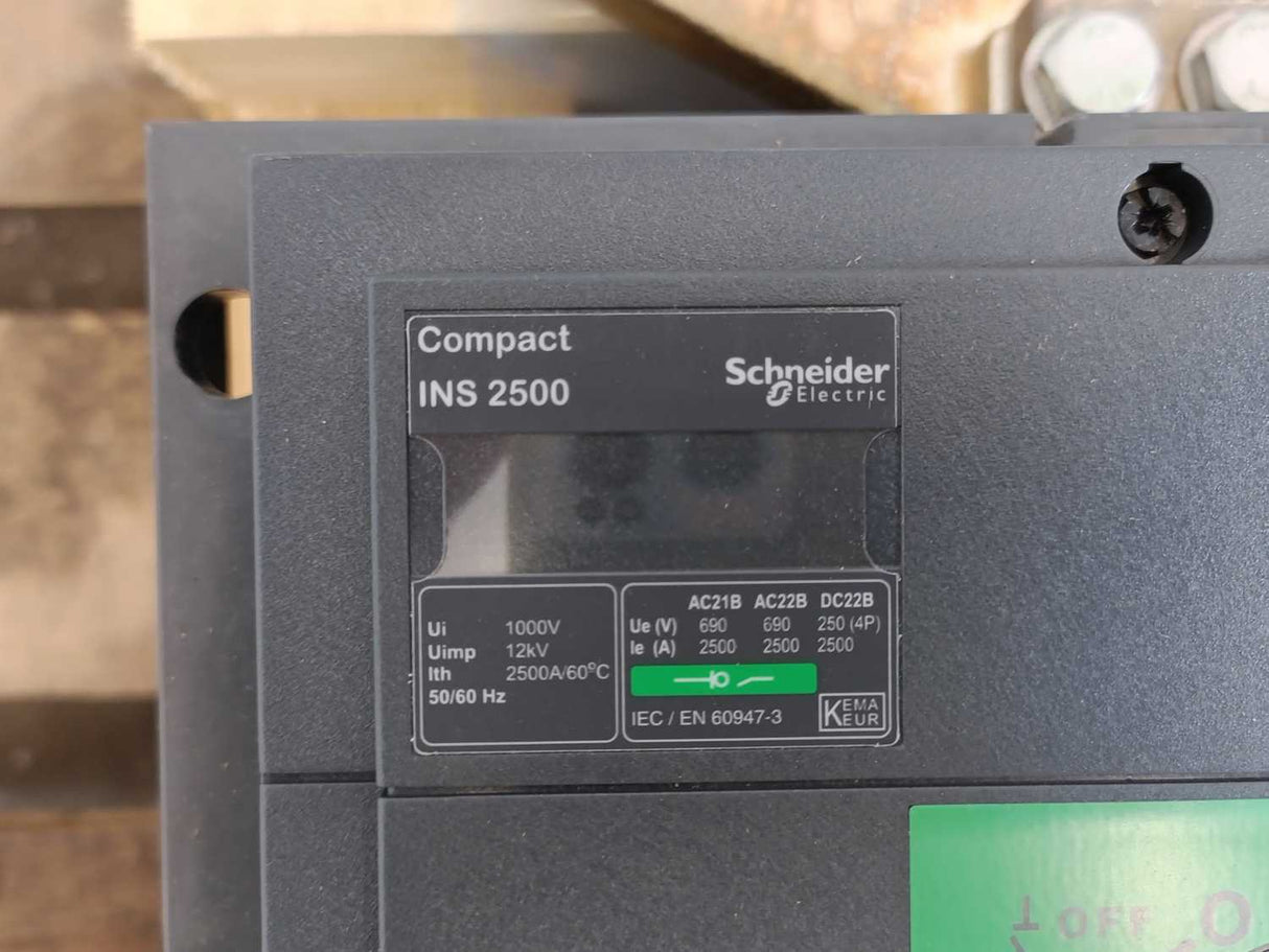 Schneider Electric 31341 Compact INS 2500 Switch Disconnector INS2000/2500