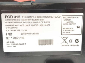 Danfoss 178B5736 FCD 315 RS485 FCD315PT4P66STR1D0F00T00C0