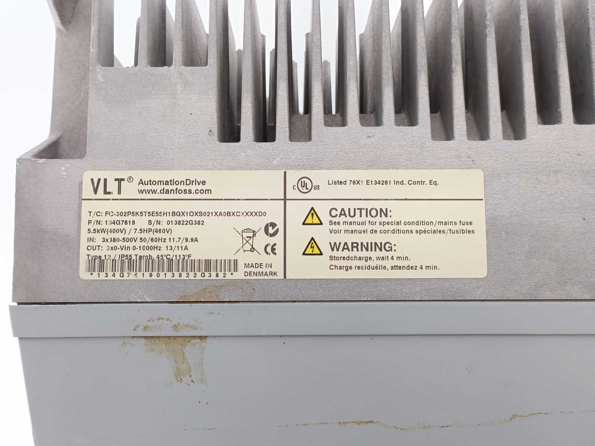Danfoss 134G7619 VLT AutomationDrive FC 302 Unit