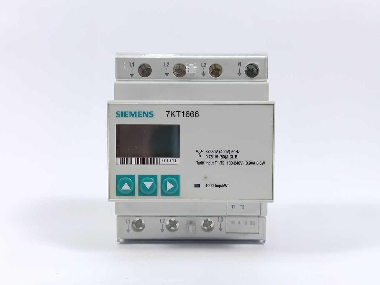 Siemens 7KT1666 Power Monitoring Device / power meter