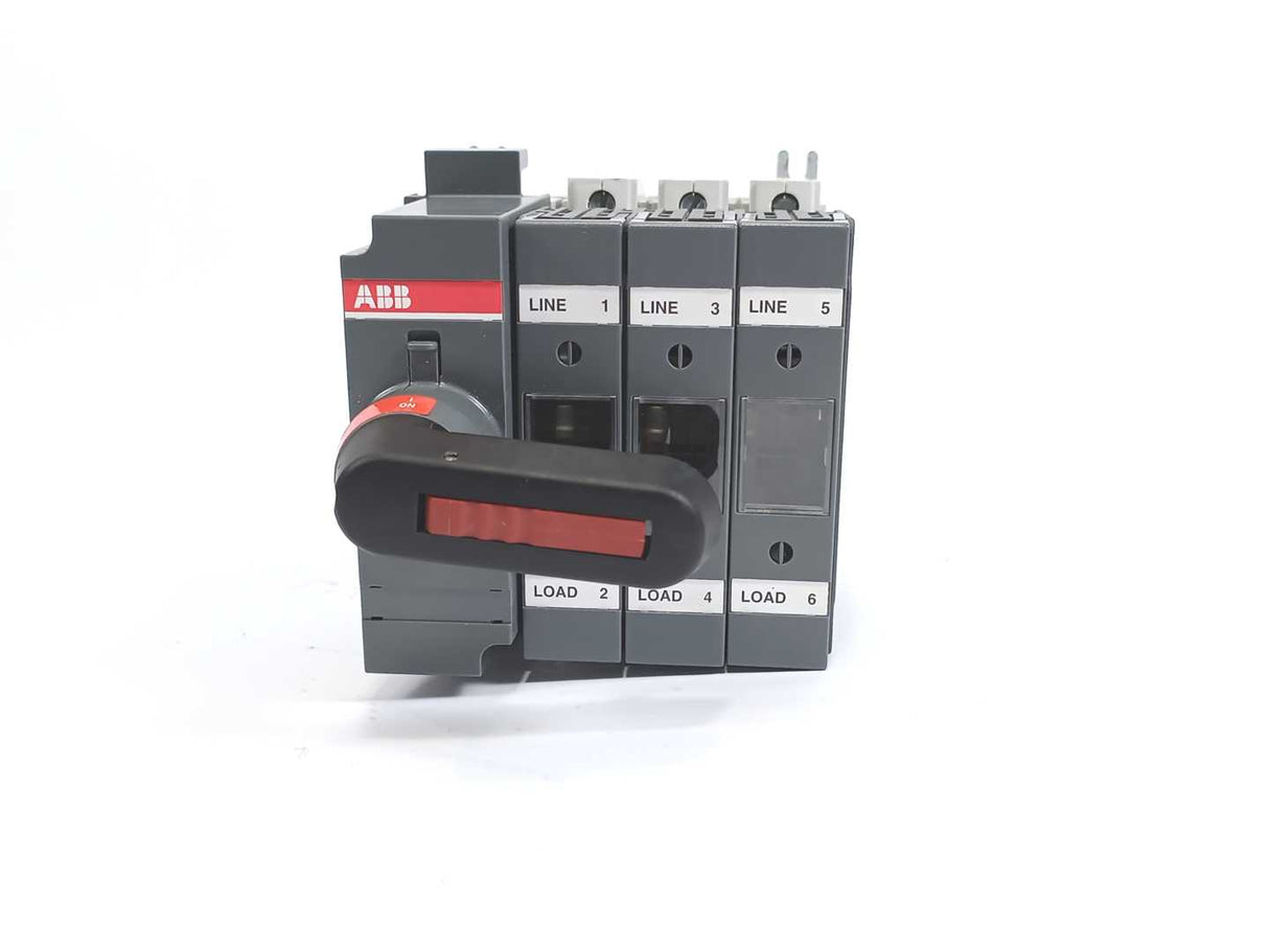 ABB OS63GD03K Switch-disconnector Fuse, 63A, 3-pole, DIN 000, Front Operated