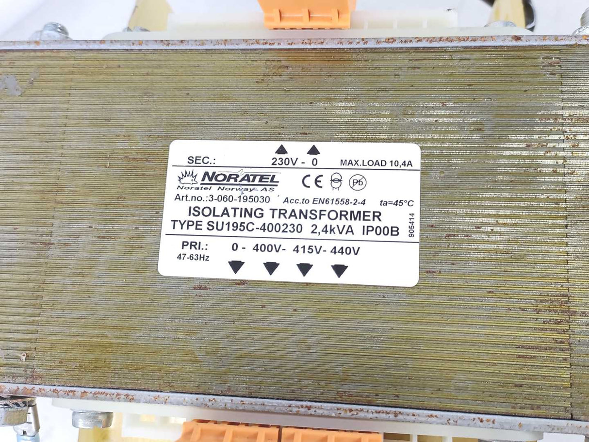 Noratel SU195C-400230 Isolating Transformer, 2400 VA 3-060-195030