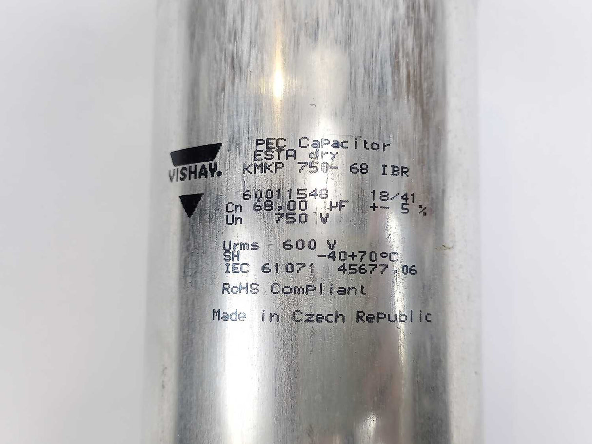 Vishay KMKP 750-68 IBR PEC Capacitor ESTA dry