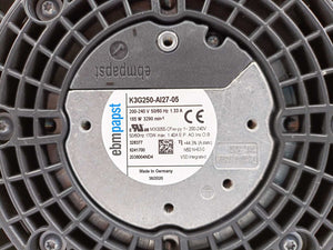 Ebmpapst K3G250-AI27-05 Centrifugal Fan, 200-240V 50/60Hz, 1.33A 165W