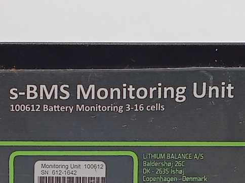 Lithium Balance 100612 s-BMS Battery Monitoring Unit 3-6 Cells
