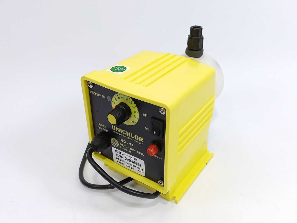 MILTON ROY UC-11 PP UNICHLOR Exclusive Chlorine Pump