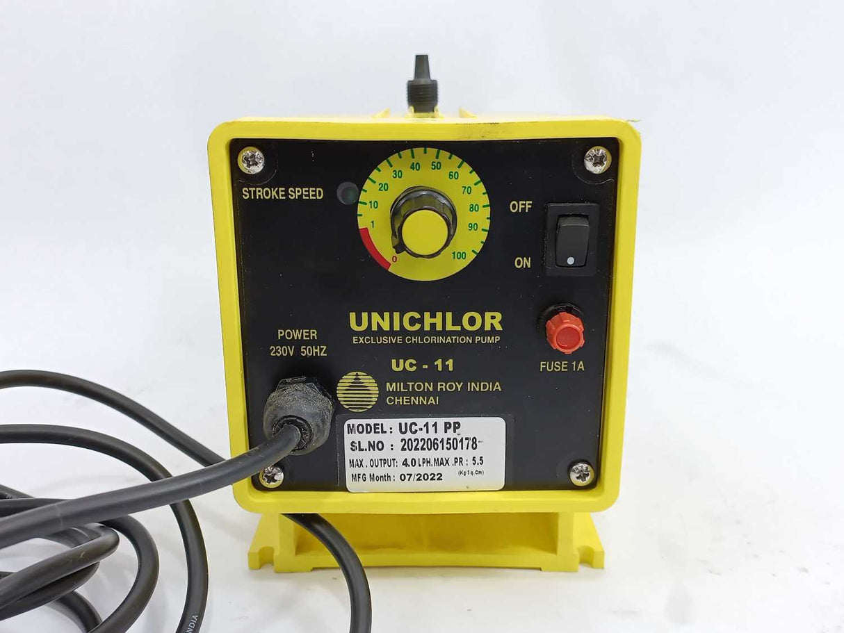MILTON ROY UC-11 PP UNICHLOR Exclusive Chlorine Pump