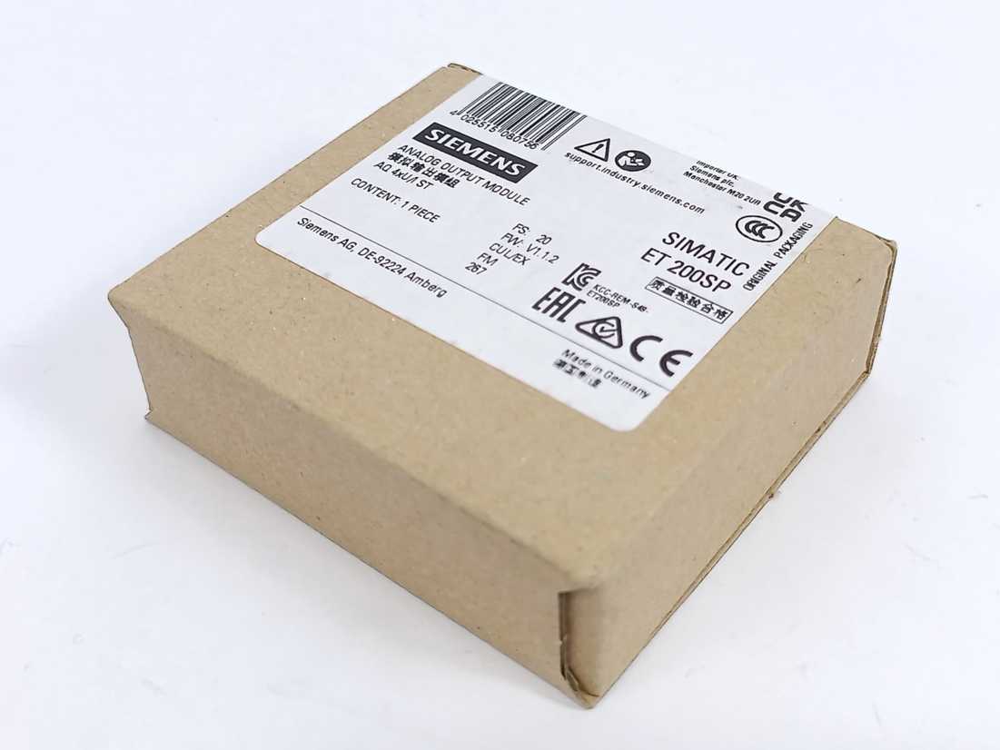 Siemens 6ES7135-6HD00-0BA1 SIMATIC ET 200SP Analog Output Module