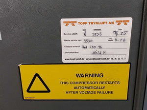 Atlas Copco GX2 9 200 Air Compressor w/ 9097509014 & 9095319982