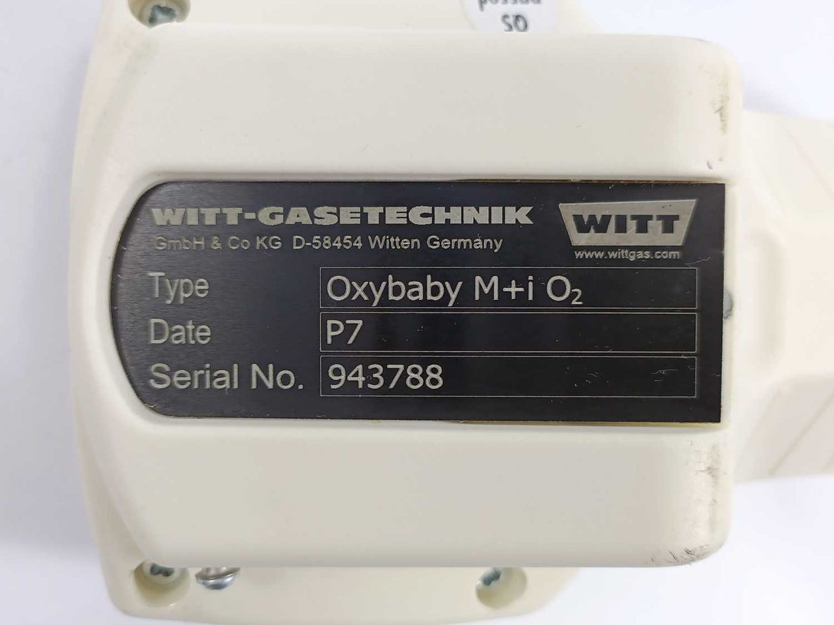 WITT Oxybaby M+i O2 Mobile Gas Analyzer w/ Seals & Needles for Oxybaby