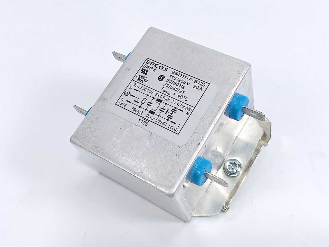 Epcos B84111-A-B120 Power Line Filter 20A 115/250V