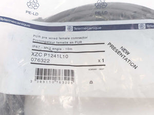 TELEMECANIQUE XZC P1241L10 PUR Pre Wired Female Connector 10 m