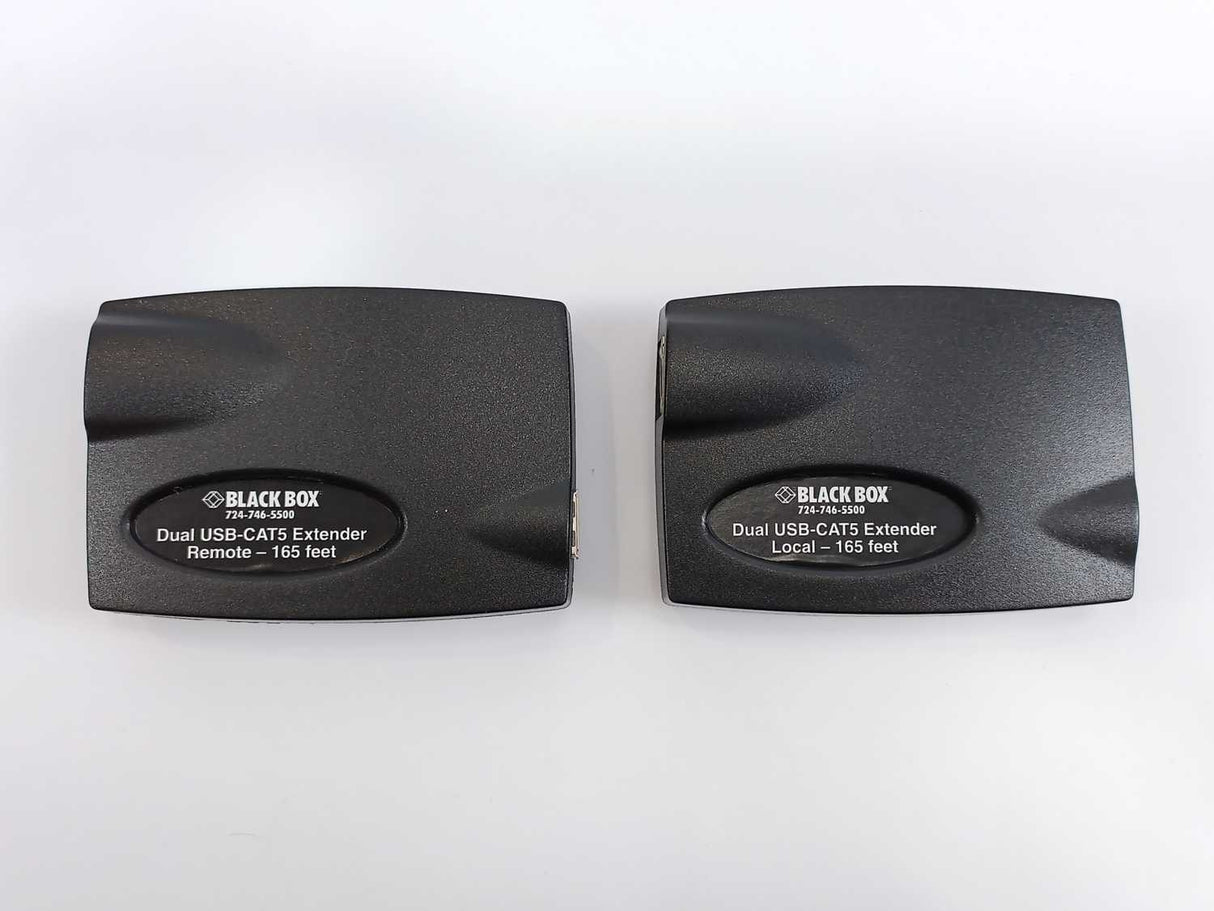 Black Box IC246A-R2 Single/Dual USB-CAT5 Extender 165FT w/ USB2-6AB