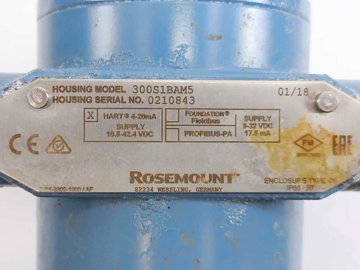 Rosemount 3051S2CD3A3E13A1BM5Q4Q8 Super Module Supply 10.5-42.4VDC