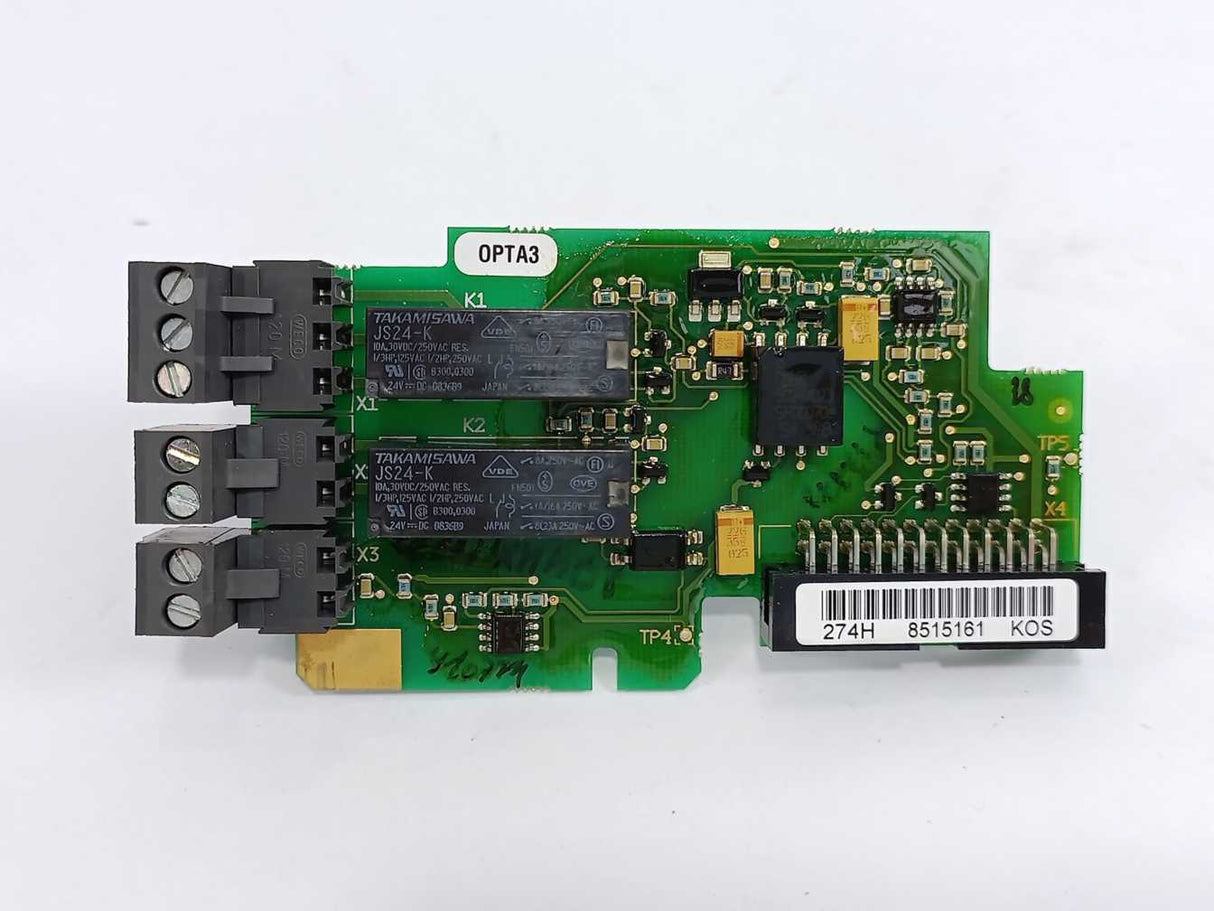 Vacon CM050500  PC00274 D OPTA3 Control Unit Platine Frequency Converter