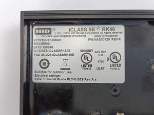 HID 921NTNNEK00000 RK40EKNN iCLASS SE RK40 Smart Card Reader / Keypad