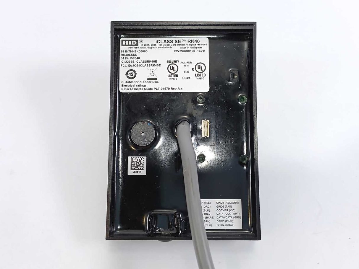 HID 921NTNNEK00000 RK40EKNN iCLASS SE RK40 Smart Card Reader / Keypad