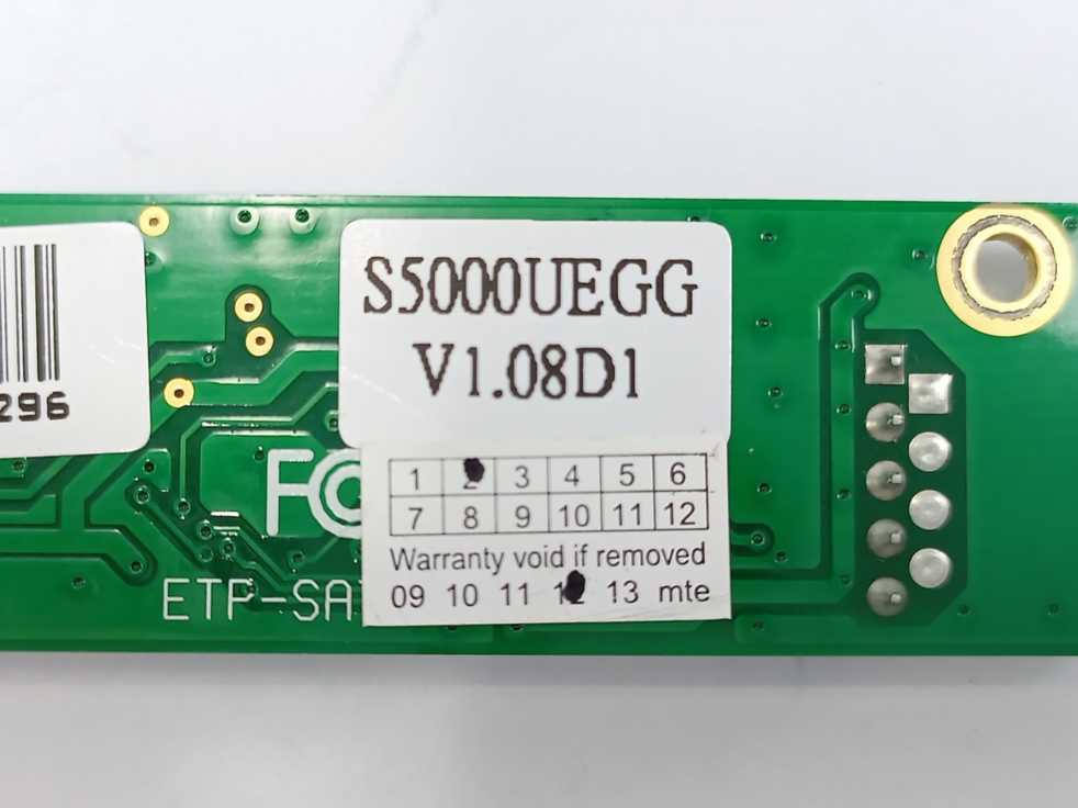 S5000UEGG Touch Panel Controller Board