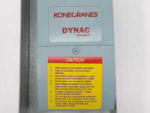 Konecranes 11435195 CSU25 DYNAC VECTOR II Power Conversion Equipment