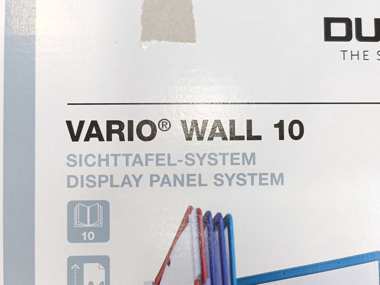 DURABLE VARIO WALL 10 Display Panel System With wall Mount
