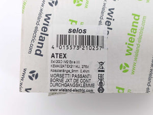 Wieland 55.503.1053.0 DIN Rail Terminal WKM 2,5 / 15/V0 Batch 100 Pcs.