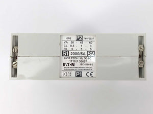 Eaton 741F0027 Current Transformer HF6 2000A/5A