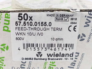 Wieland 57.510.0155.0 WKN 10/U /V0 50 Pcs.