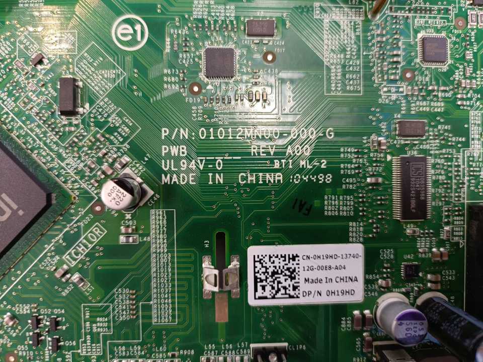 Dell 01012MN00-000-G PowerEdge T410 Server Motherboard. H19HD