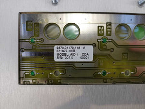 VideoJet Excel 371677-18/B AID-1 Danish-localized Interface Panel for CIJprinter