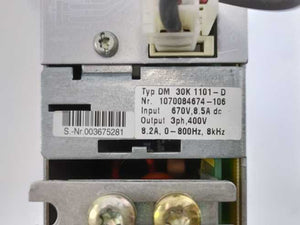 BoschRexroth 1070084674-106 DM 30K 1101-D Servo Drive Module