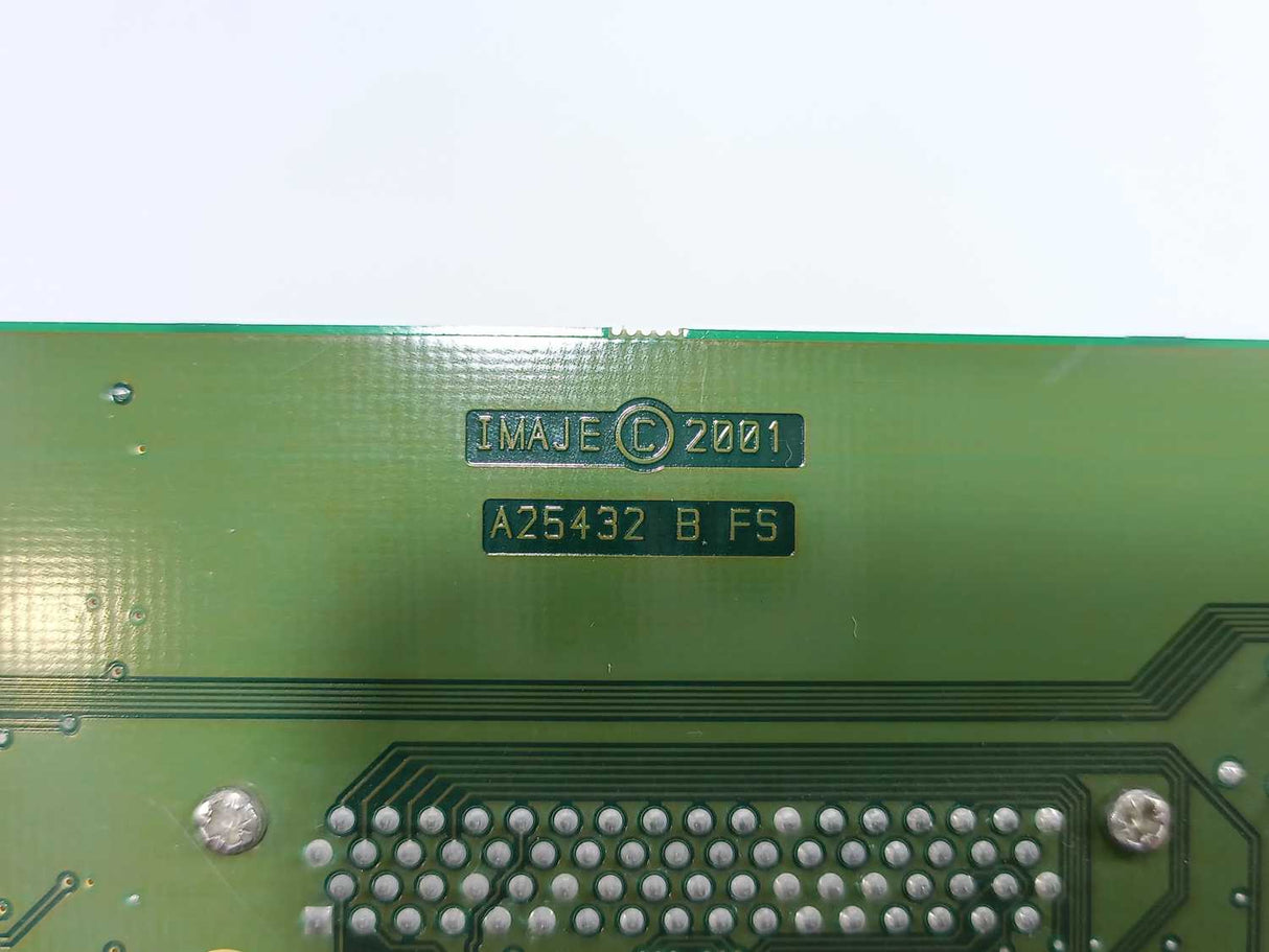 MARKEM IMAJE A25432 B Inkjet Printer Carte IHM / User Interface Controller PCB