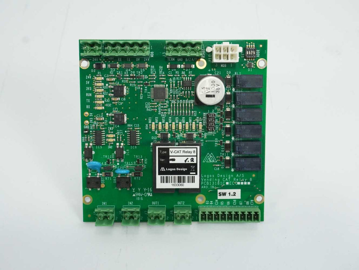 Logos Design A/S PCB13181C Vending CAT Relay 8