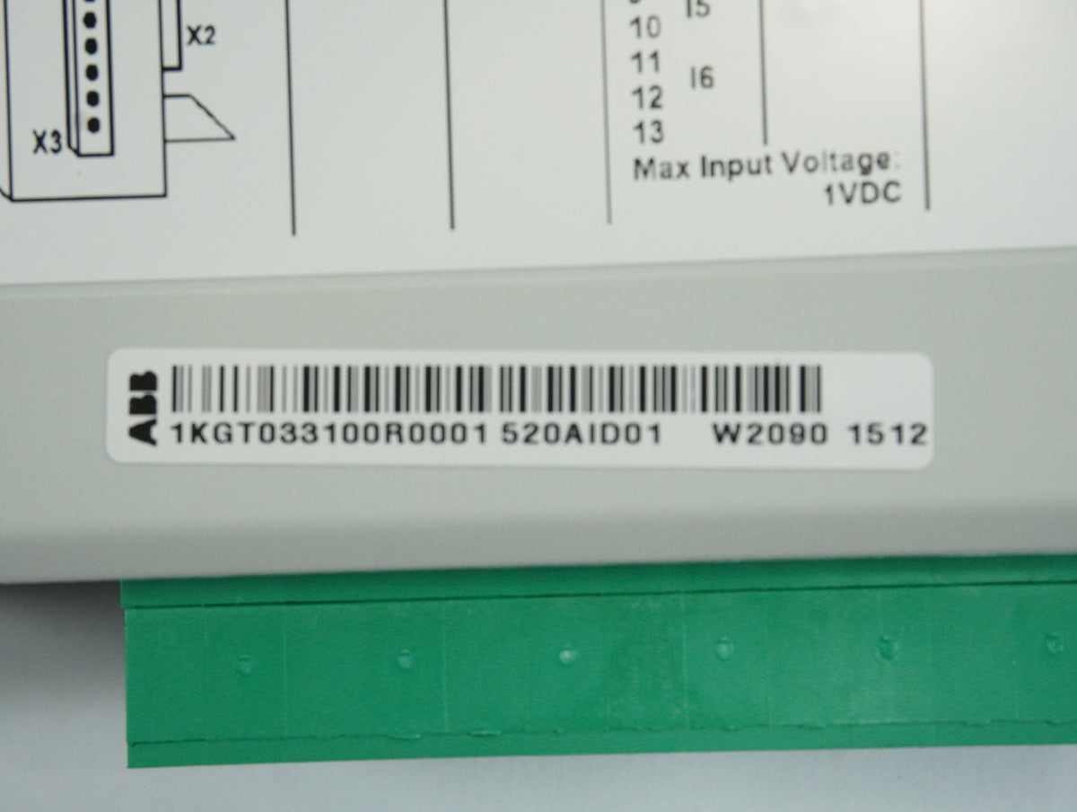 ABB 1KGT033100R0001 520AID01 Analog Input Module