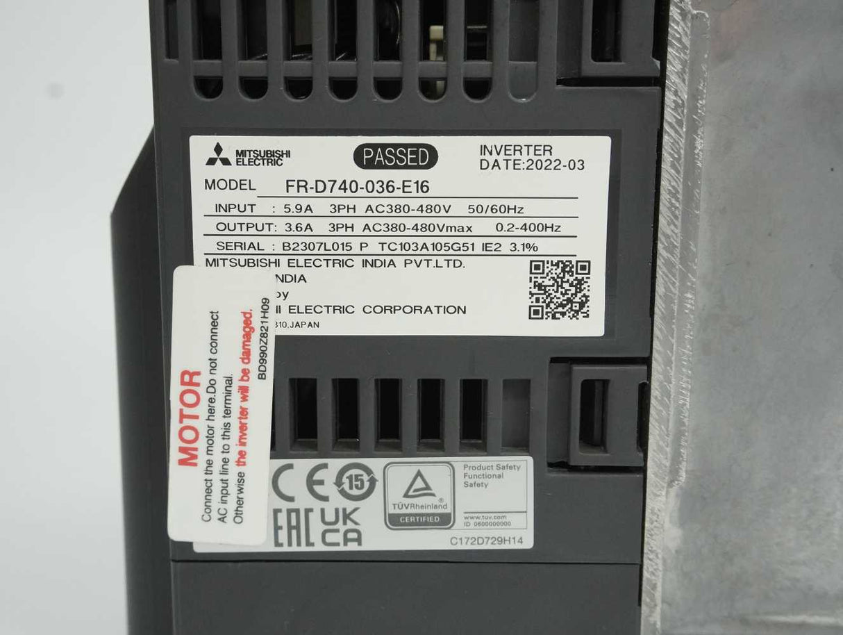 Mitsubishi FR-D740-036-E16 Inverter