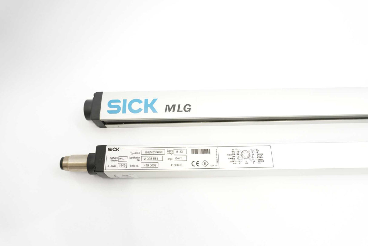 SICK 2025581/2025583 C2000 Industrial Safety Light Curtain, Sender and Receiver