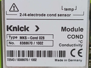 Knick MKS-COND 028 2-/4-Electrode Cond Sensor