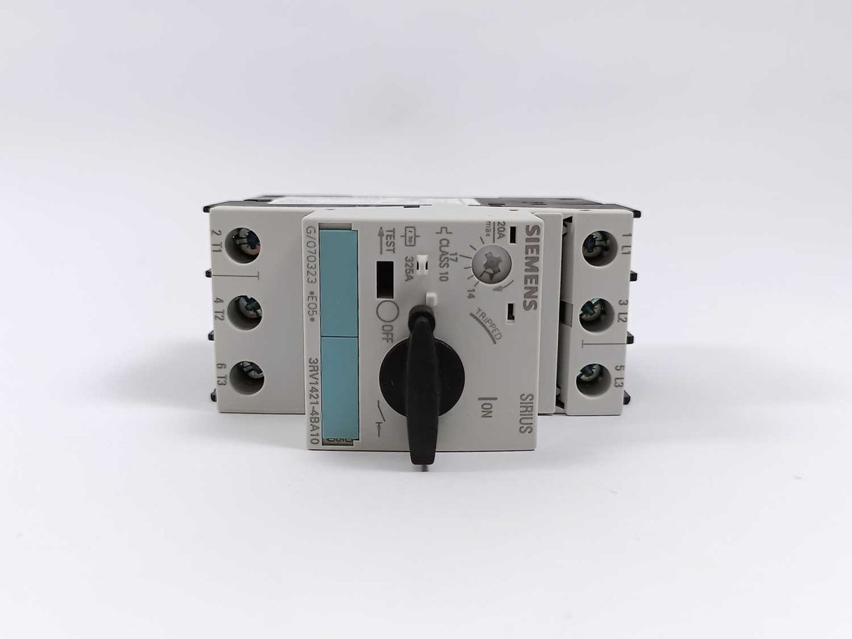 Siemens 3RV1421-4BA10 Sirius Circuit Breaker 14-20A, E06