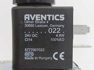 Rexroth / Aventics 5777150220 5/2-Directional Valve Single Solenoid w/5777007022