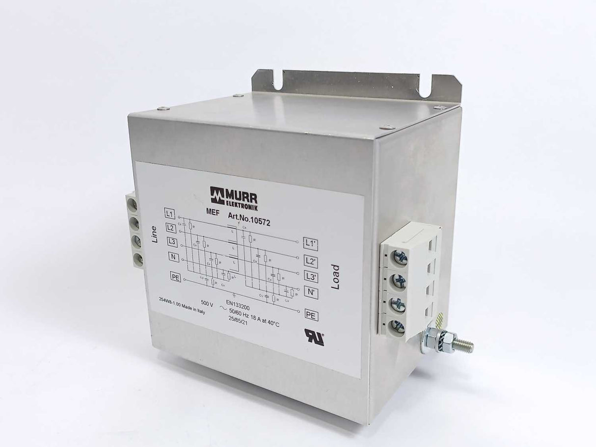 MURR Elektronik 10572 MEF EMC-Filter 3-Phase 1-Stage With Neutral
