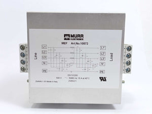 MURR Elektronik 10572 MEF EMC-Filter 3-Phase 1-Stage With Neutral