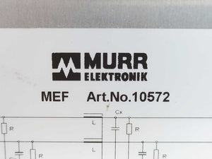 MURR Elektronik 10572 MEF EMC-Filter 3-Phase 1-Stage With Neutral