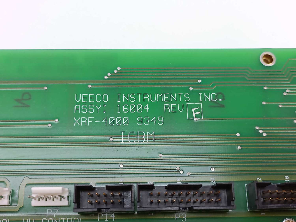 VEECO INSTRUMENTS 16004 XRF-4000 9349 ICBM Circuit Board Rev.F