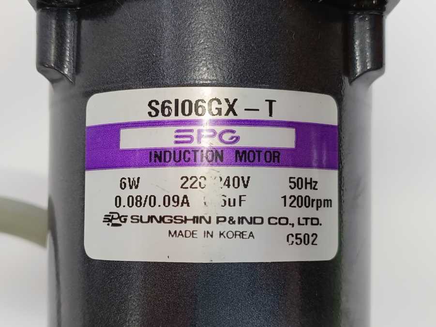 SPG S6I06GX-T Induction Motor