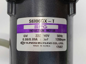 SPG S6I06GX-T Induction Motor