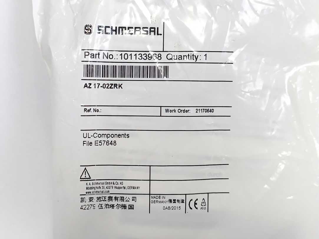 Schmersal 101133968 Safety Switch Component