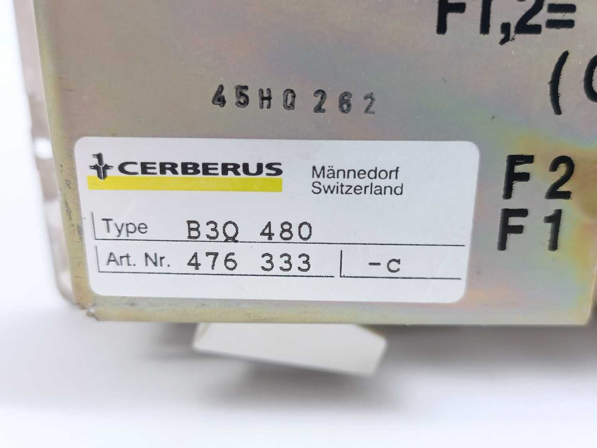 Cerberus 476 333 B3Q 480 AlgoRex AlgoPilot CT11 Fire Detection System