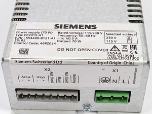 Siemens S54400-B121-A1 FP2015-A1 Power supply (70 W)