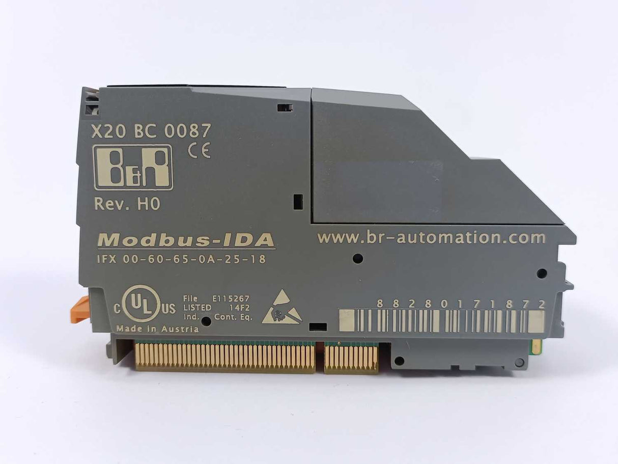 B&R X20BC0087 Rev H0 Modbus-IDA W/ X20PS9400 + X20BB80 + X20TB12