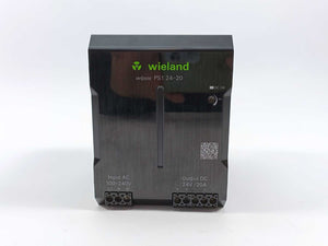 Wieland 81.000.6550.0 wipos PS1 24-20 Switching Power Supply 24VDC 20A