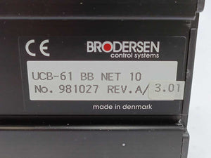 BRODERSEN UCB-61/BBNET/10 Backplane Bus Module 110-240V